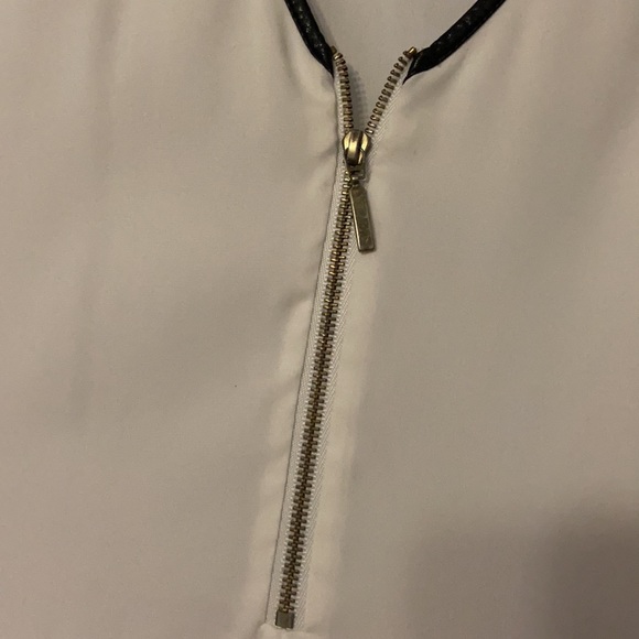 Bundle of Express Work or Casual tops with lace, leather, and zipper details! - Picture 2 of 11